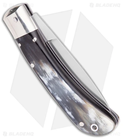 AKC Speed Hunter Automatic Italian Knife Dark/Light Horn (3" Polish) - Image 3