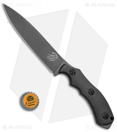 Bastinelli Raptor GT6 Mid-Tech Black Fixed Blade Knife (5.5" Black) - Image 4