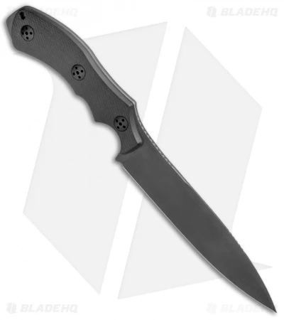 Bastinelli Raptor GT6 Mid-Tech Black Fixed Blade Knife (5.5" Black) - Image 2