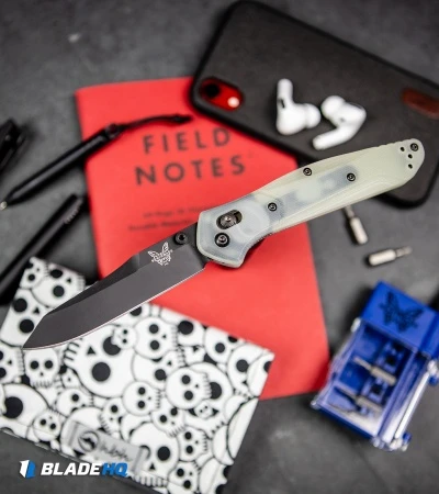 Benchmade 940 Osborne AXIS Lock Knife Natural G-10 (3.4" Black M4) - Image 12