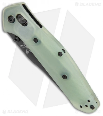 Benchmade 940 Osborne AXIS Lock Knife Natural G-10 (3.4" Black M4) - Image 2