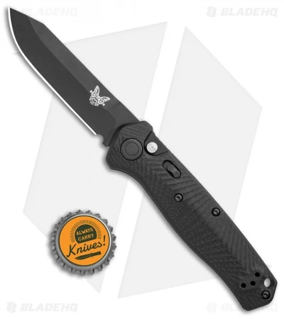 Benchmade Mediator Automatic Knife Black G-10 (3.3" Black) 8551BK - Image 4