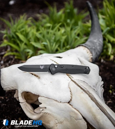 Benchmade Mediator Automatic Knife Black G-10 (3.3" Black) 8551BK - Image 5