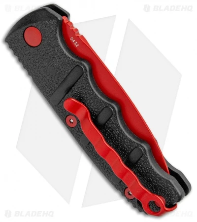 Boker Black Widow Mini Kalashnikov Automatic Knife Dagger (2.5" Red D2) - Image 3
