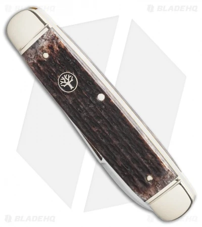 Boker Cattle Knife 4.5" Pocket Knife Jigged Bone - Image 2