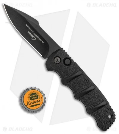 Boker Kalashnikov Harpoon Automatic Knife Black (3.25" Black D2) - Image 4