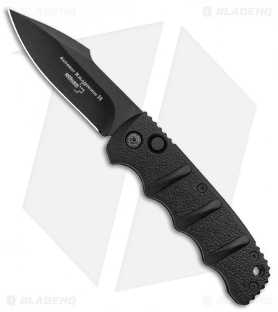 Boker Kalashnikov Harpoon Automatic Knife Black (3.25" Black D2)