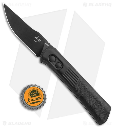 Boker Lundquist Alluvial Automatic Knife Black (3" Black) - Image 4