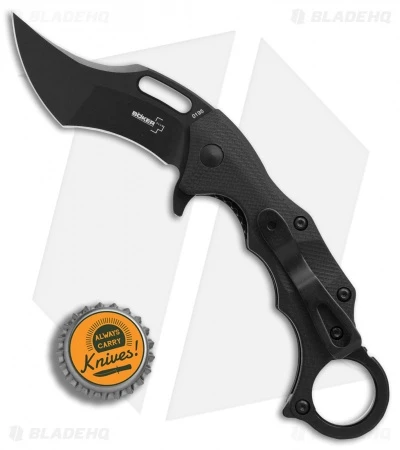 Boker Plus Wildcat Karambit Liner Lock Flipper Knife (2.8" Black) 01BO769 - Image 4
