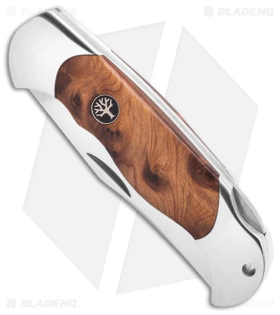 Boker Scout Lockback Pocket Knife Thuya Wood (3.125" Satin) 112002TH - Image 2