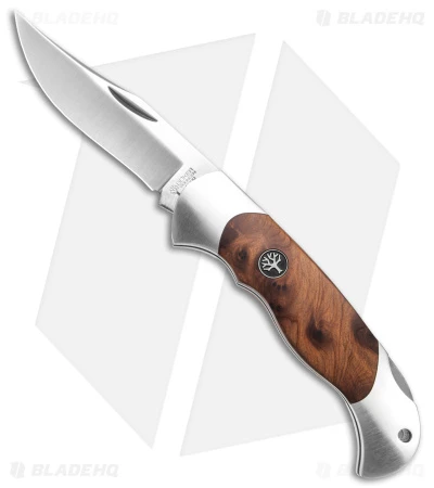 Boker Scout Lockback Pocket Knife Thuya Wood (3.125" Satin) 112002TH