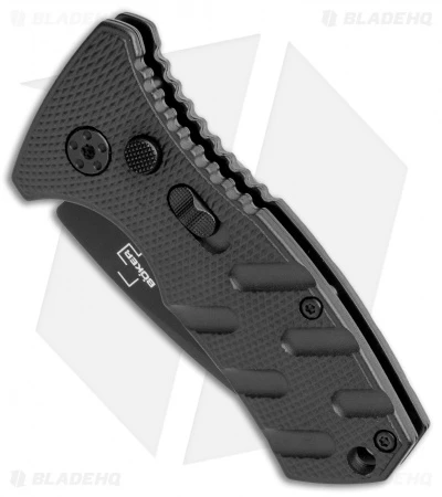Boker Stubby Strike CA Legal Automatic Knife (1.9" Black D2) - Image 2