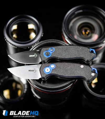 Boker Vox Kompakt CA Legal Automatic Knife (1.9" Black D2) - Image 5