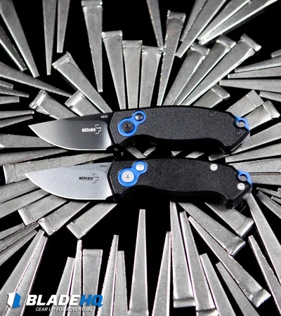 Boker Vox Kompakt CA Legal Automatic Knife (1.9" Black D2) - Image 6