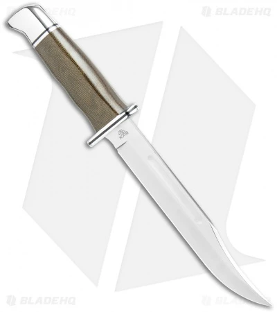Buck Knives Buck 120 General Pro Bowie Knife Green Micarta (7.34" Satin) 0120GRS1-B - Image 2