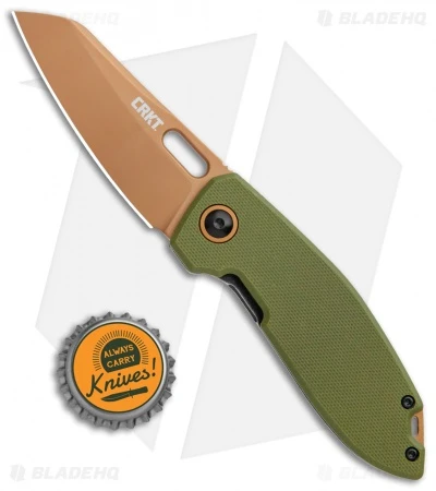 CRKT Burnley Sketch Frame Lock Knife Desert Warrior (2.75" Copper) Exclusive - Image 4