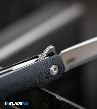 CRKT CEO Flipper Liner Lock Knife Black GRN (3.4" Satin) - Image 5