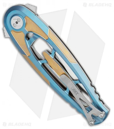 CRKT Hirin Liner Lock Knife Titanium (3.5" Satin M390) 5042 - Image 3