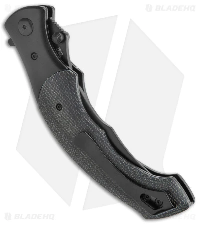 CRKT Ritual Spring Assisted Knife Black Micarta (4.37" Black 14C28N) 7471K - Image 3