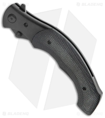 CRKT Ritual Spring Assisted Knife Black Micarta (4.37" Black 14C28N) 7471K - Image 2