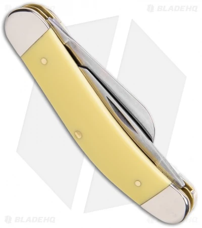 Case Knives Sowbelly Pocket Knife Yellow Synthetic (TB3339 CV) - Image 3