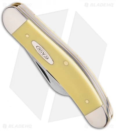 Case Knives Sowbelly Pocket Knife Yellow Synthetic (TB3339 CV) - Image 2