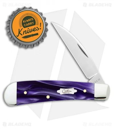 Case Sway Back Pocket Knife 3.125" Wicked Purple Kirinite (TB101117 SS) 17334 - Image 2