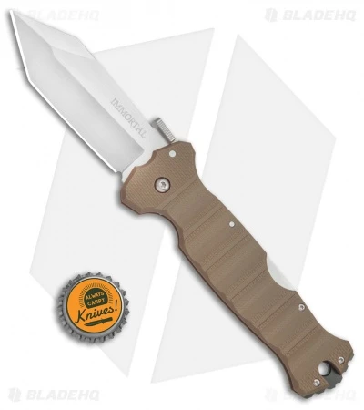 Cold Steel Immortal Lock Back Knife Coyote Tan G-10 (4" Satin) 23HVB - Image 4