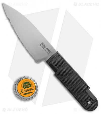 Cold Steel K-4 Fixed Blade Neck Knife W/ Sheath (4" Serr) 53T4S - Image 4