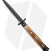 Frank B. 11" Italian Stiletto Swinguard Bayo Auto Knife Honey Horn (5" Black)