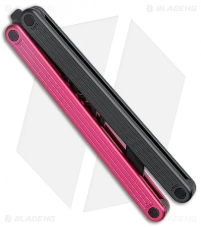 Glidr Arctic Series Butterfly Trainer Knife Dark Rose (4.25" Black) - Image 2