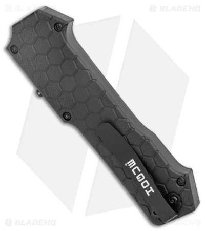 Hogue Knives Compound OTF Automatic Knife Tanto Black W/ Tritium (3.5" Black) - Image 3