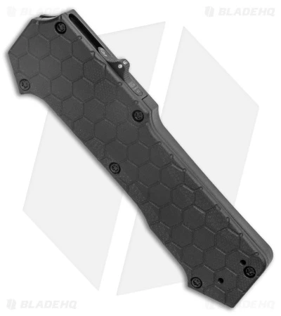 Hogue Knives Compound OTF Automatic Knife Tanto Black W/ Tritium (3.5" Black) - Image 2