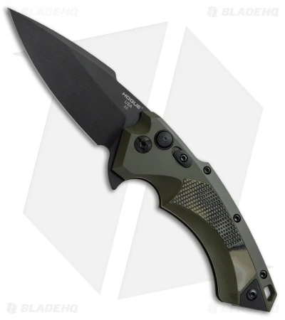 Hogue Knives X5 Tactical Flipper Knife OD Green G-Mascus (4" Black)