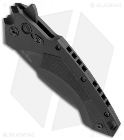 Hogue Knives X5 Tactical Flipper Knife Black G-10 Inlay (4" Black) - Image 2