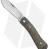 Jack Wolf Knives K9 Jack Slip Joint Pocket Knife OD Green Micarta (2.9" Satin)