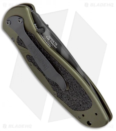 Kershaw Blur Assisted Opening Knife OD Green (3.375" Tiger Stripe) 1670OLTS - Image 3
