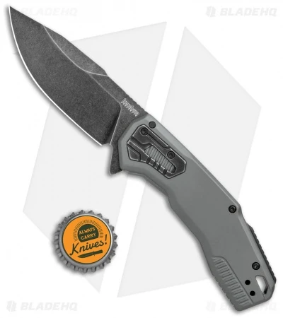 Kershaw Cannonball Assisted Opening Knife Gray PVD Steel (3.5" BlackWash) - Image 4