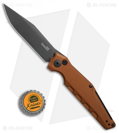 Kershaw Galyean Launch 7 Automatic Knife Earth Brown (3.75" Black) 7900EB - Image 4