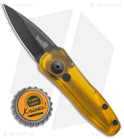 Kershaw BHQ Exclusive Launch 4 Automatic Knife Ultem (1.9" Black MagnaCut) - Image 4