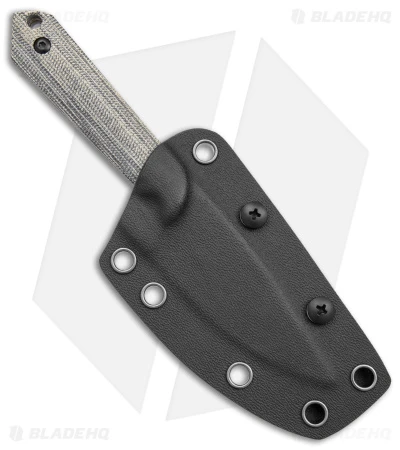 Kizer Maverick Customs Harpoon Mini 10V Fixed Blade Black Micarta (3" Black) - Image 3