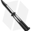 Microtech Tachyon III Balisong Butterfly Knife Venom (4.5" Black/White) 173-1VM