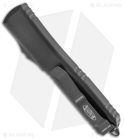 Microtech Ultratech Dagger D/E OTF Knife Tactical (3.4" Black Full Serr) - Image 3