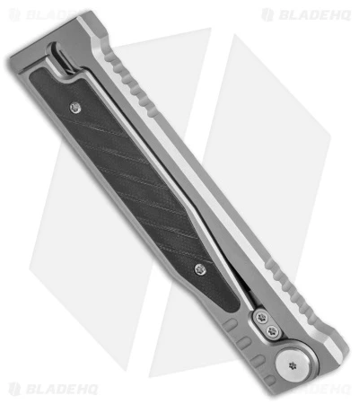 Reate Knives Reate EXO Gravity Tanto Knife Titanium/Black G-10 (3.75" Two Tone PVD) - Image 4