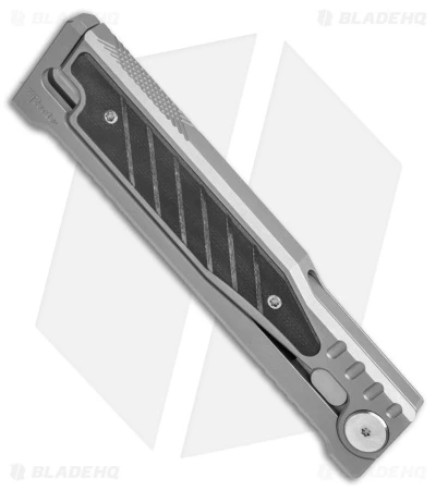 Reate Knives Reate EXO Gravity Tanto Knife Titanium/Black G-10 (3.75" Two Tone PVD) - Image 3