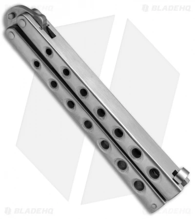 Schrade USA Manilla Folder Butterfly Knife (4.1" Satin D2) SCMF - Image 3