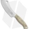 White River Camp Cleaver Fixed Blade Knife Olive Drab Micarta (5.5" SW)