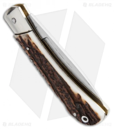 AKC Speed Hunter Automatic Italian Knife Stag Horn (3" Polish) - Image 2