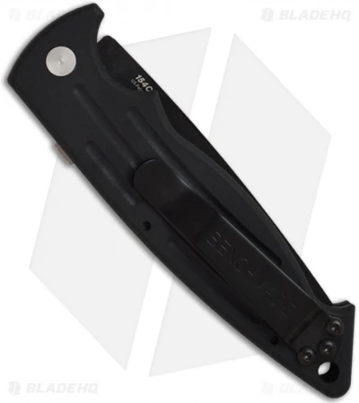 Benchmade 2550BK Mini-Reflex Automatic Knife (3.16" Black Plain) - Image 2
