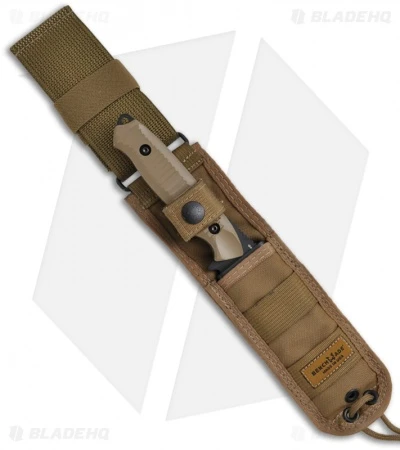 Benchmade 141SBKSN Nimravus Tanto Knife (4.5" Black Serr) - Image 2